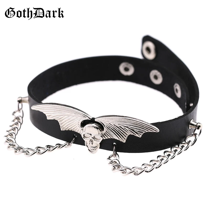 Готический гранж панк готическое ожерелье Goth Dark модное женское ювелирное