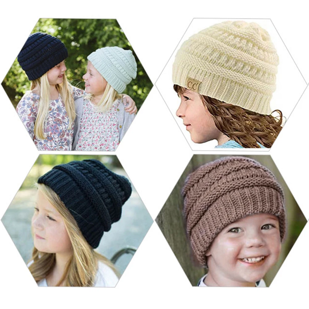 ONNPNNQ New Fashion Winter Cap For Children Hat Skullies Beanies Baby Girls Boys BP60 | Детская одежда и обувь