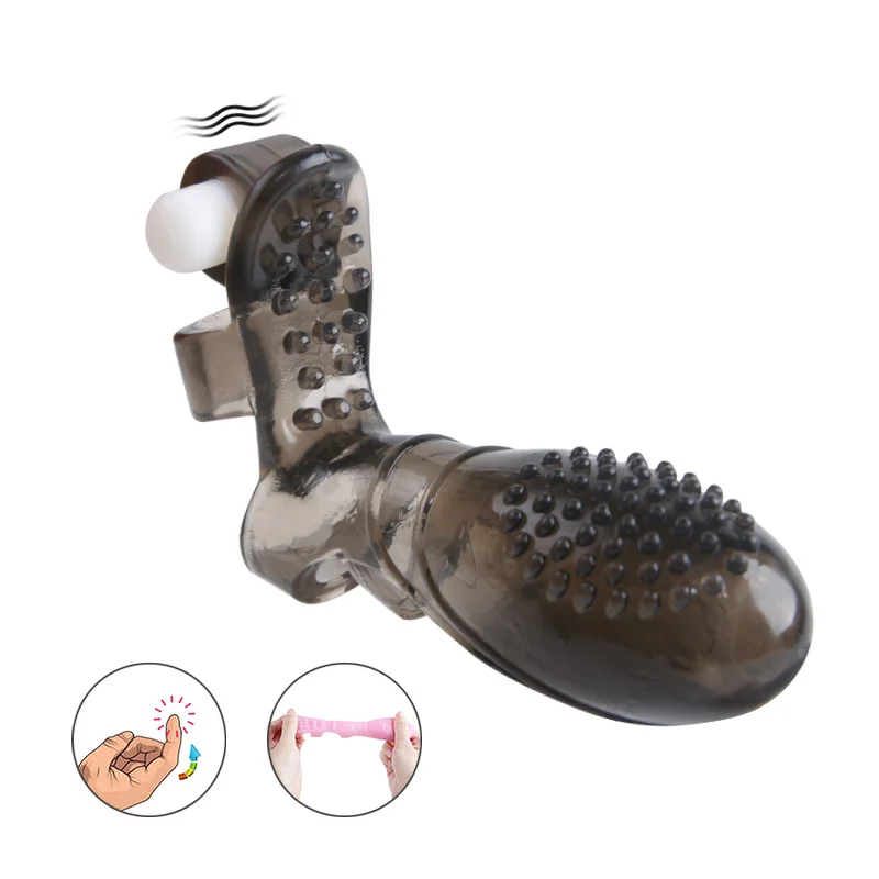G spot Finger Sleeve Женский вибратор мастурбатор вибрационный массаж клиторальный