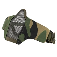 military enthusiasts outdoor self defense supplies half line camouflage protective helmet metal steel net mesh
