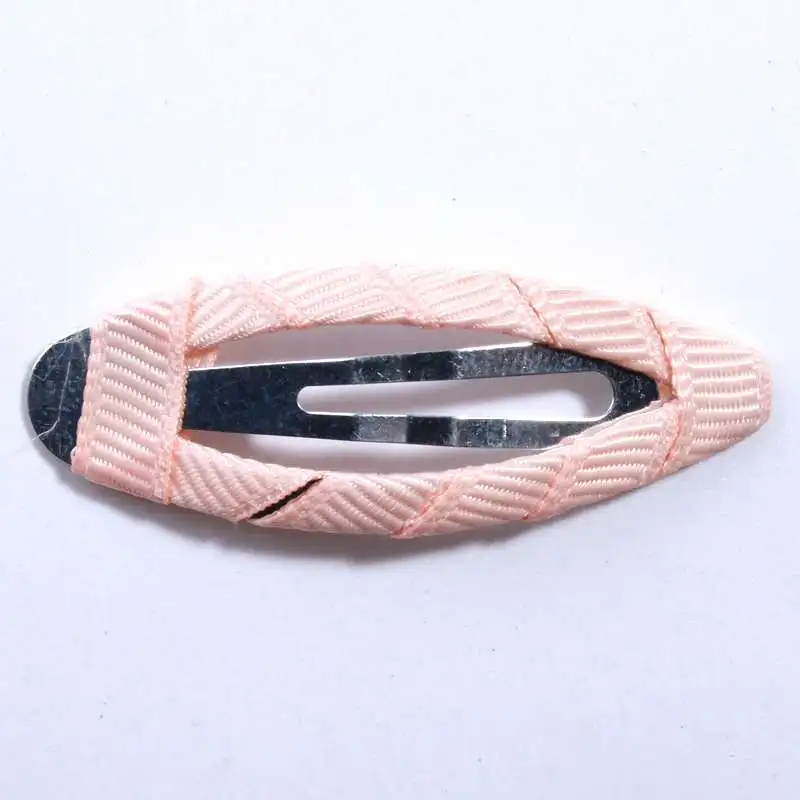 Peach 120 шт 4,8 см серебро DIY металлический зубчатый Аллигатор заколки/брошь для женские украшения для волос/аксессуары для волос для девочек/заколки для волос/корсаж - Цвет: Peach