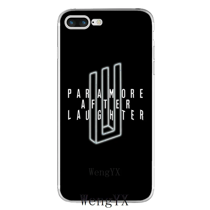 Paramore логотип, с тремя полосками, тонкий Силиконовый ТПУ мягкий чехол для iPhone X, 8, 8 plus, 7, 7 plus, 6 6s плюс 5 5S 5c SE 4 4S