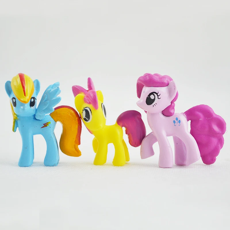 9 шт./набор MLP ПВХ Leuke Paard actiefiguren Aarde Ponies Eenhoorn Pegasus Alicorn аниме фигурка для Meisje