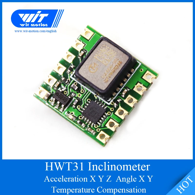 HWT31 высокоточный датчик AHRS 2 оси цифровой угол наклона(шаг крена)+ 3 оси акселерометр SCA3300 модуль для ПК/Android/MCU