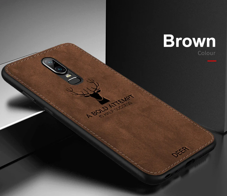Кожаный чехол для телефона с рисунком оленя для Oneplus 7 Pro 6 6T 5 5T Силиконовая задняя крышка из ТПУ для Oneplus 7 7Pro чехол для Oneplus 6