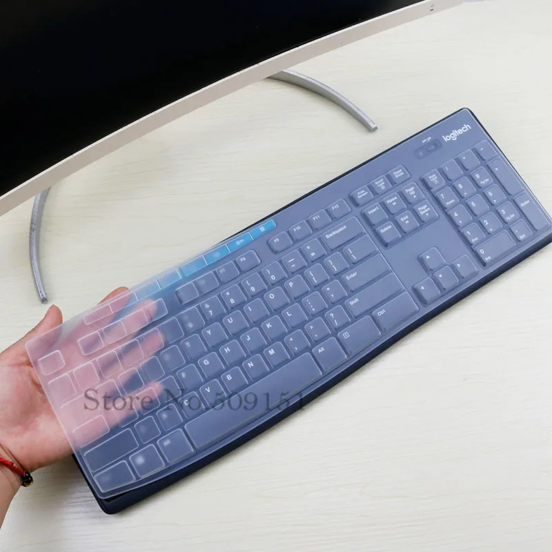 Водонепроницаемый силиконовый чехол для клавиатуры для logitech MK275 K275 MK200 K200 MK260 K260 MK270 K270 механический Настольный ПК