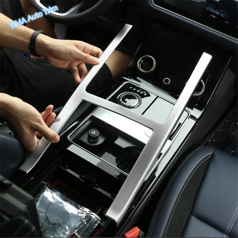 

Lapetus Auto Styling Stalls Gear Shift Gearshift Box Frame Cover Trim ABS Fit For Land Rover Range Rover Velar 2018 - 2021 Matte