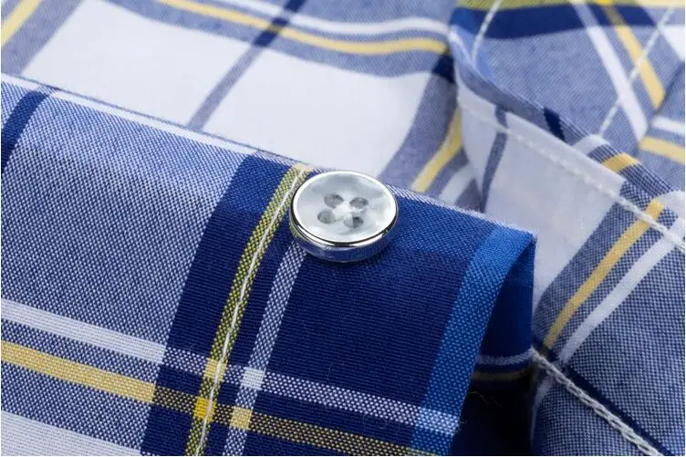 Летняя мужская клетчатая рубашка Chemise homme с коротким рукавом на пуговицах, тонкая деловая Повседневная рубашка, большой размер 5XL, Мужская брендовая одежда