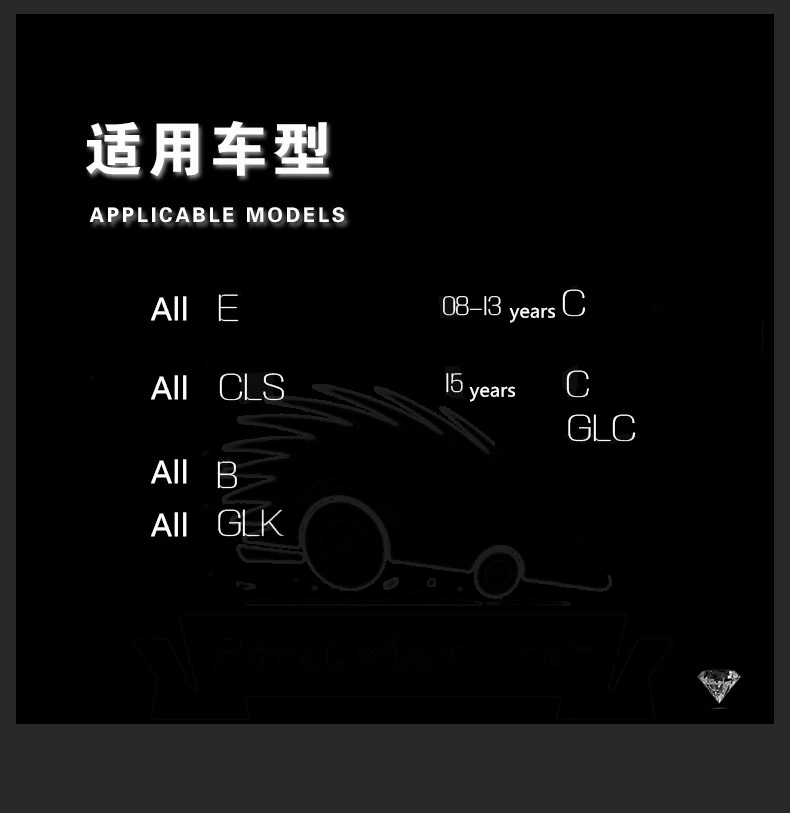 Алмазные наклейки для автомобиля на выходе автомобильного кондиционера украшения отделка для Mercedes C/E класс GLK GLE CLS W212 E200 E260