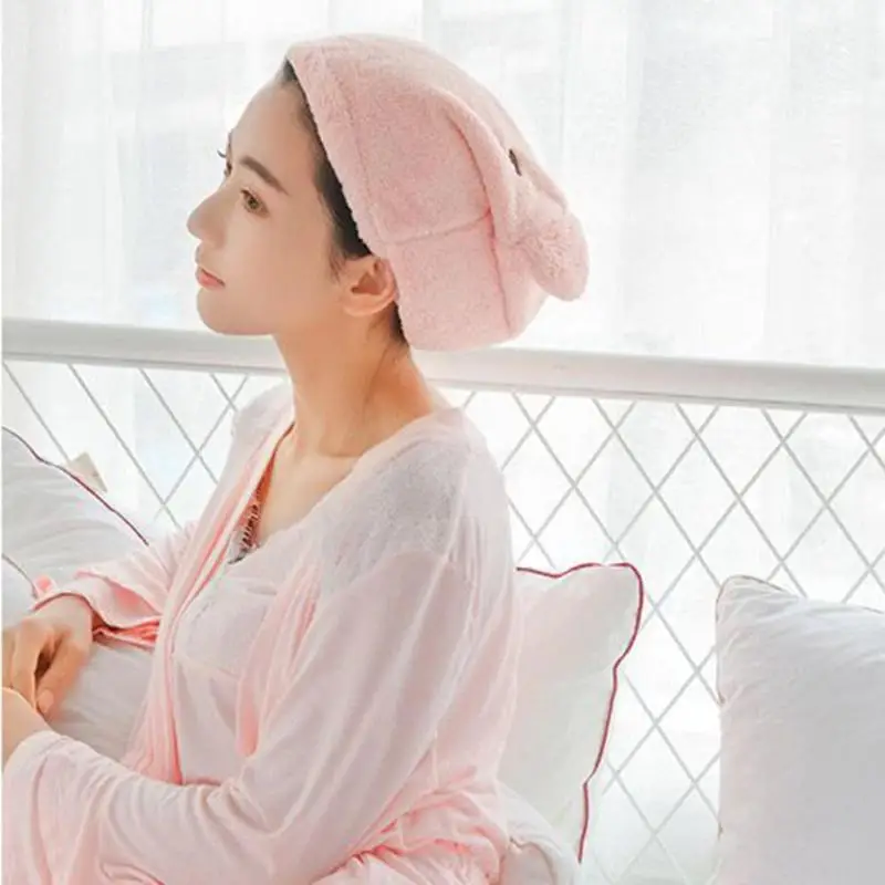 Микрофибра волос тюрбан водопоглощающее обернутое полотенце быстро сушильный Душ крышка мягкая ткань легко брать и носить