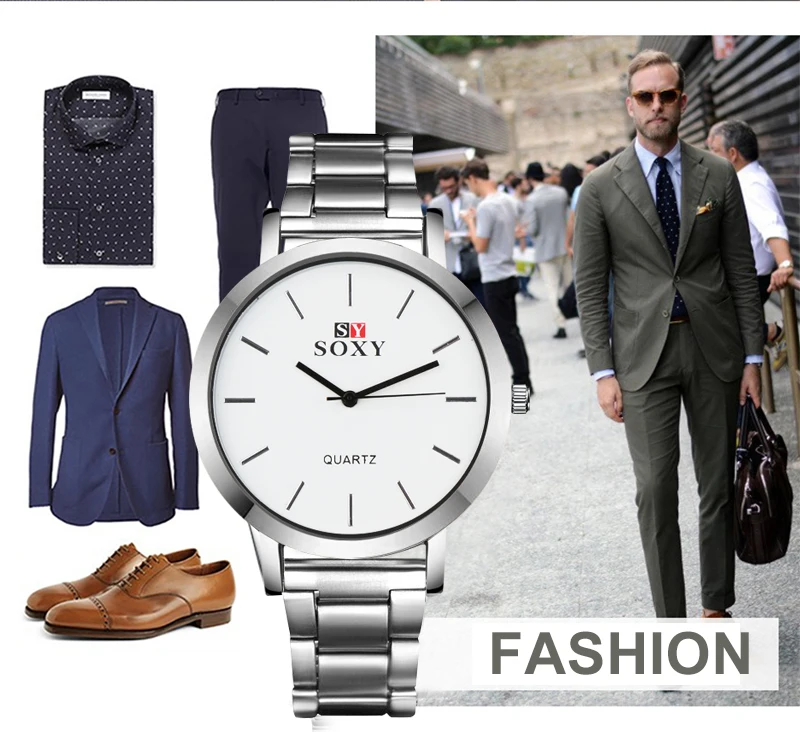 Часы наручные мужские кварцевые с большим циферблатом 2020|watch brand men|watch designer menwatch
