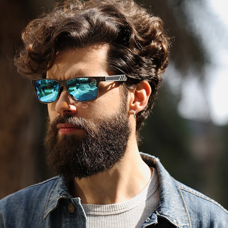 Rbuddy 2017 очки солнцезащитные мужские Мужчины поляризованный Брендовая