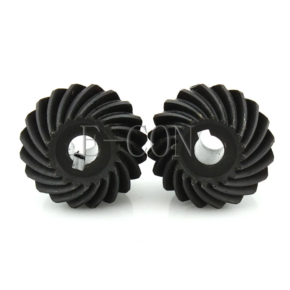 2pcs 1.5M20T Metal Umbrella Spiral Bevel Gear Helical Motor Gear 8mm/10mm/12mm Bore