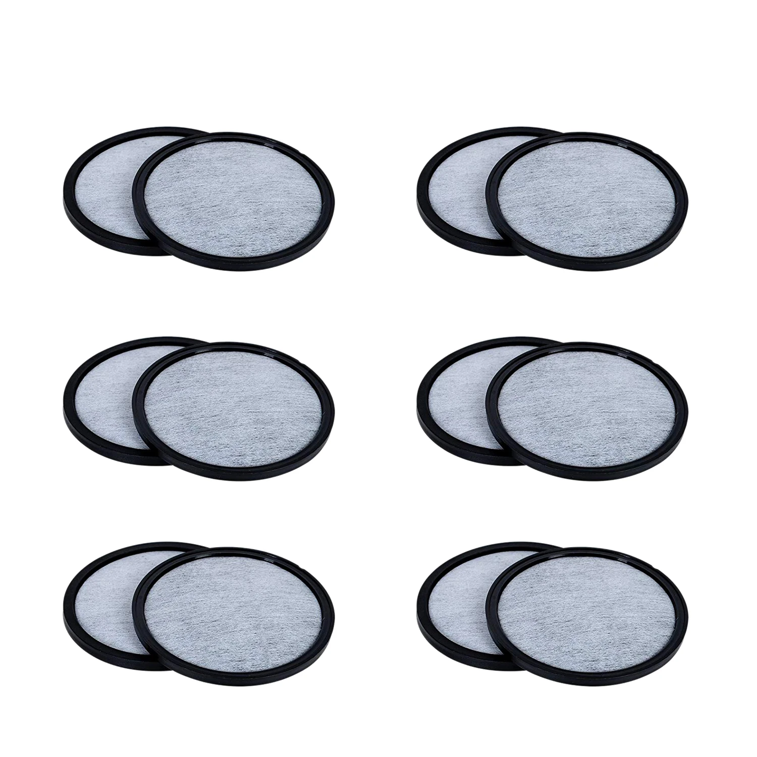 12pcs Compatible Water Filter Discs Universal Fit for Mr Coffee Filters Replacement Charcoal | Бытовая техника