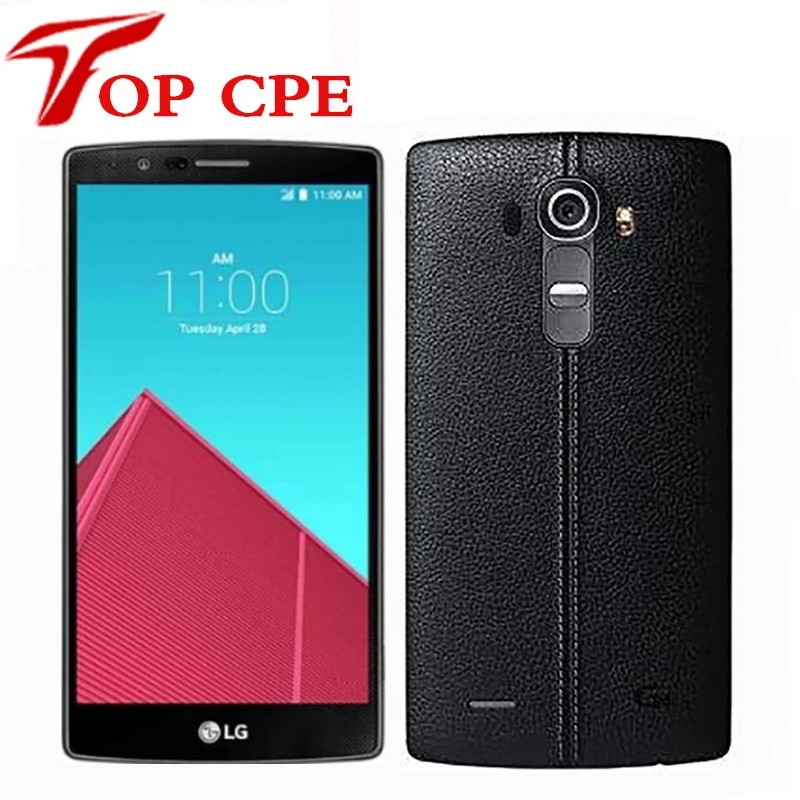 Разблокированный мобильный телефон LG G4 4G LTE H818 H810 H811 H815 Hexa Core 5,5 дюймов 16,0 Мп камера 3 ГБ 32 ГБ Android смартфон