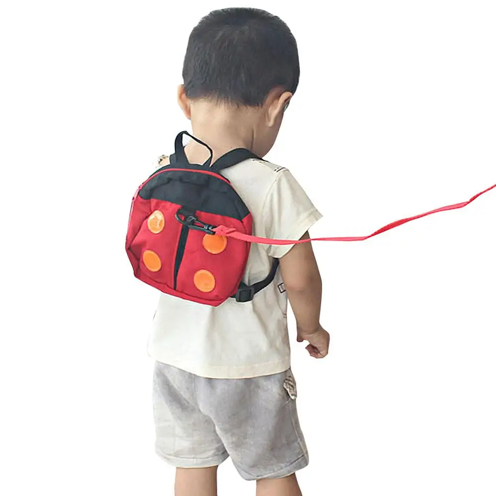 2 в 1 детский рюкзак божья коровка|harness horse|harness for a catbackpack set | - Фото №1