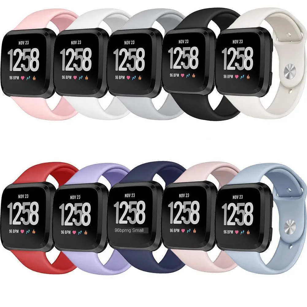 Ремешок для Fitbit Versa, часы reverse с пряжкой, сменный Браслет для Fitbit Versa Lite, силиконовый ремешок, наручные часы