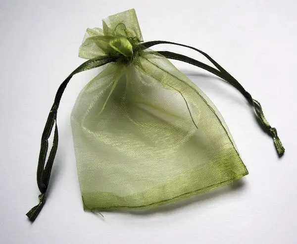 

Free Shipping 500pcs/lot Moss Green Organza Bags 7x9cm Christmas Wedding Gift Bags Jewelry Bags Gift packing Pouches