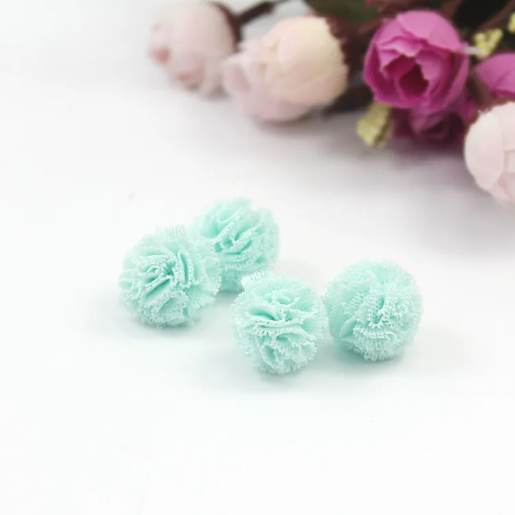 50 шт./лот mezcla de colores DIY malla bola para los niños сомбреро pelo зажим на молнии Wrong extraction y accesorios