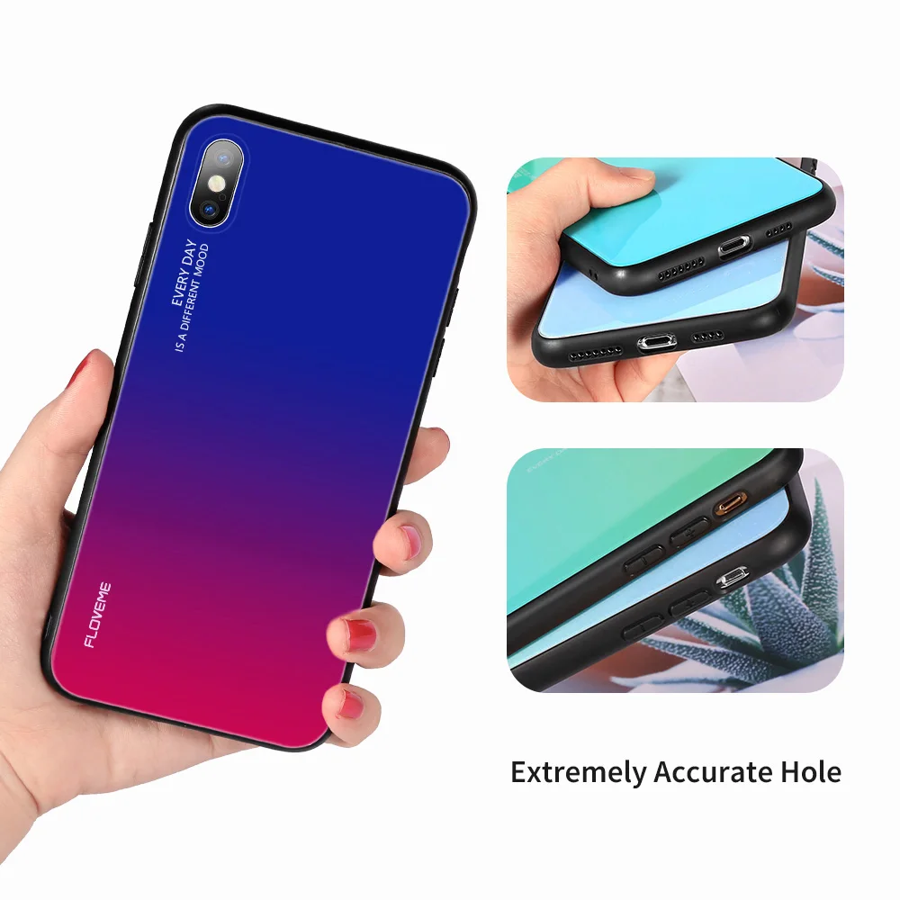 FLOVEME пластиковый чехол синий луч для samsung Galaxy S7 Edge S8 S9 Plus защитный note 9 8 Funda Coque |