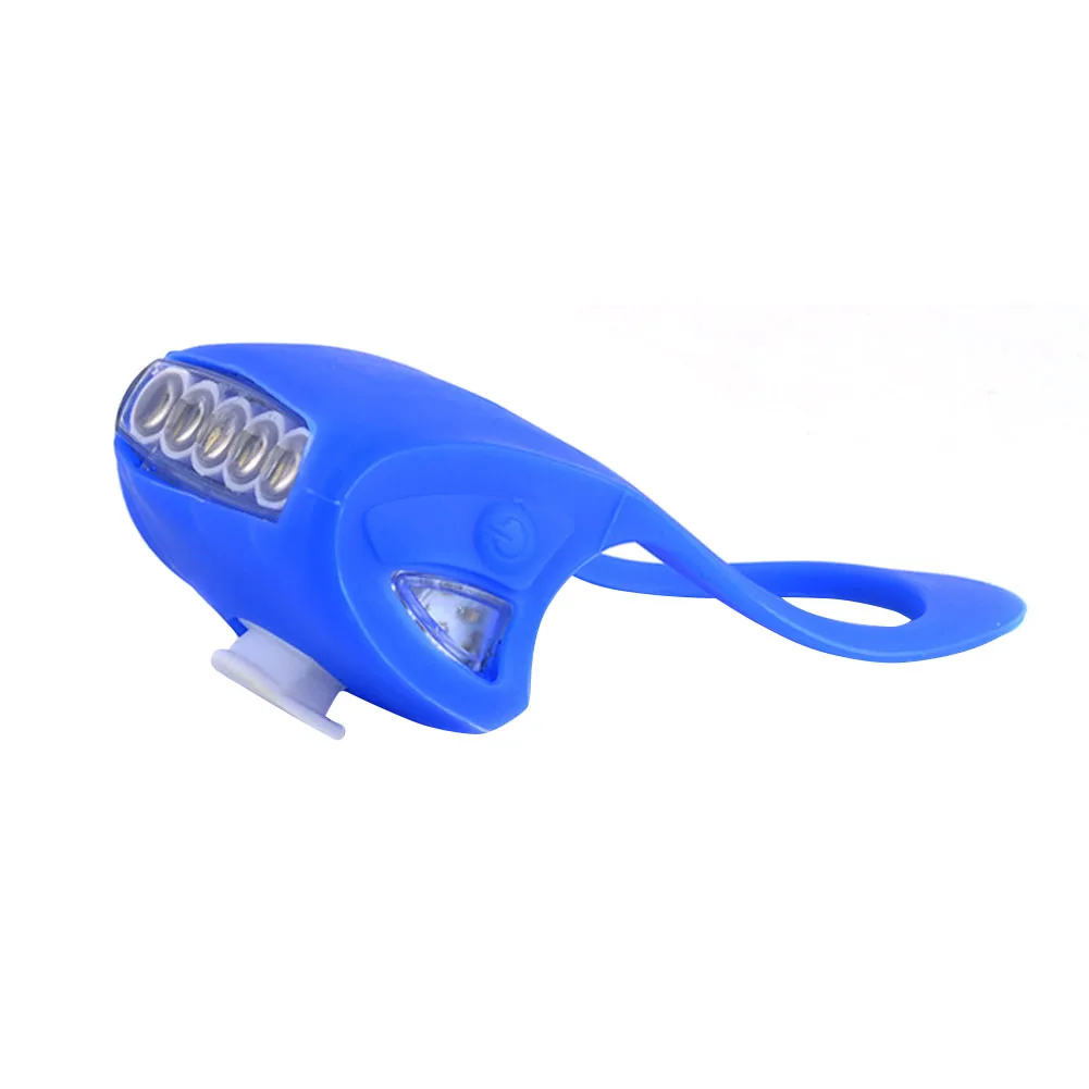 Новинка 7 светодиодный силиконовый велосипедный передний задний фонарь MTB горный