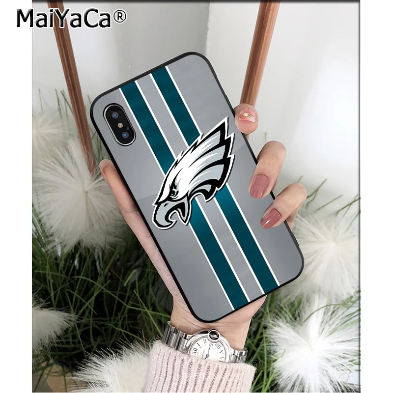 A7 MaiYaCa Philadelphia Eagles высококачественный чехол для телефона iPhone 5 5Sx 6 7 7plus 8 8Plus X XS MAX XR - Цвет: A7