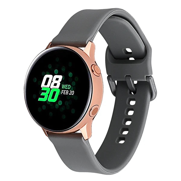 Серый 20 мм силиконовый ремешок для часов samsung Galaxy Watch 42 мм/gear Sport/Garmin Vivoactive 3/Vivoactive 3 Music/Forerunner 645 ремешок - Цвет: Серый