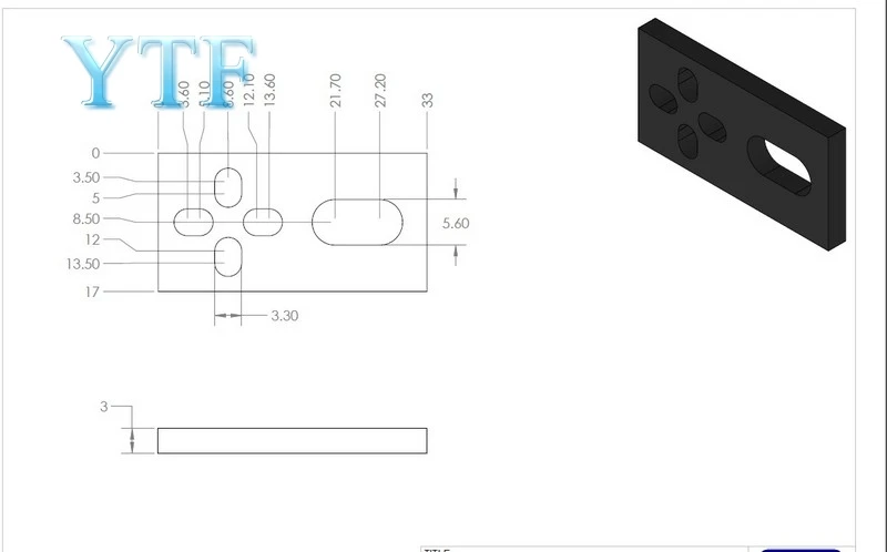 Детали для 3D-принтера миниатюрный концевой выключатель Монтажная пластина