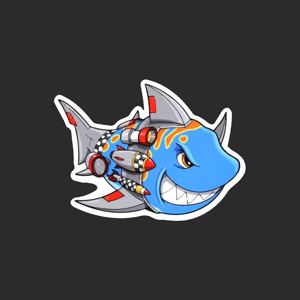 Вариации наклейки с дизайном рыбы одиночный Tide бренд стикеры классные забавные