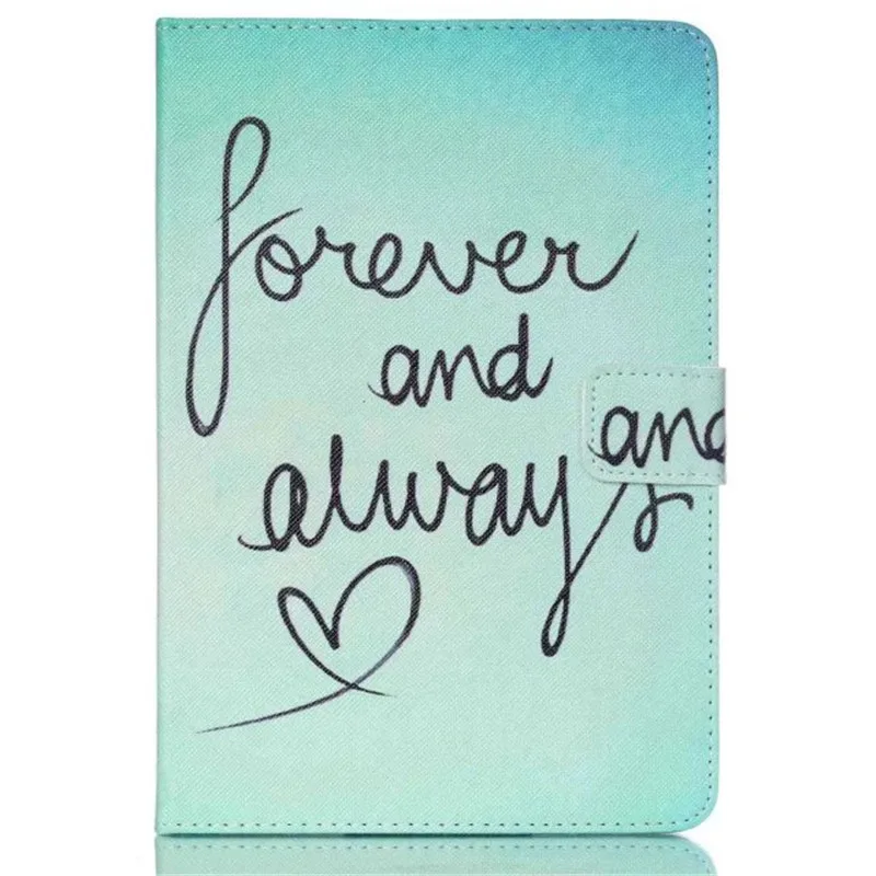 Силиконовый кожаный чехол книжка с рисунком кота для apple iPad Mini 1 2 3|ipad case book|case for