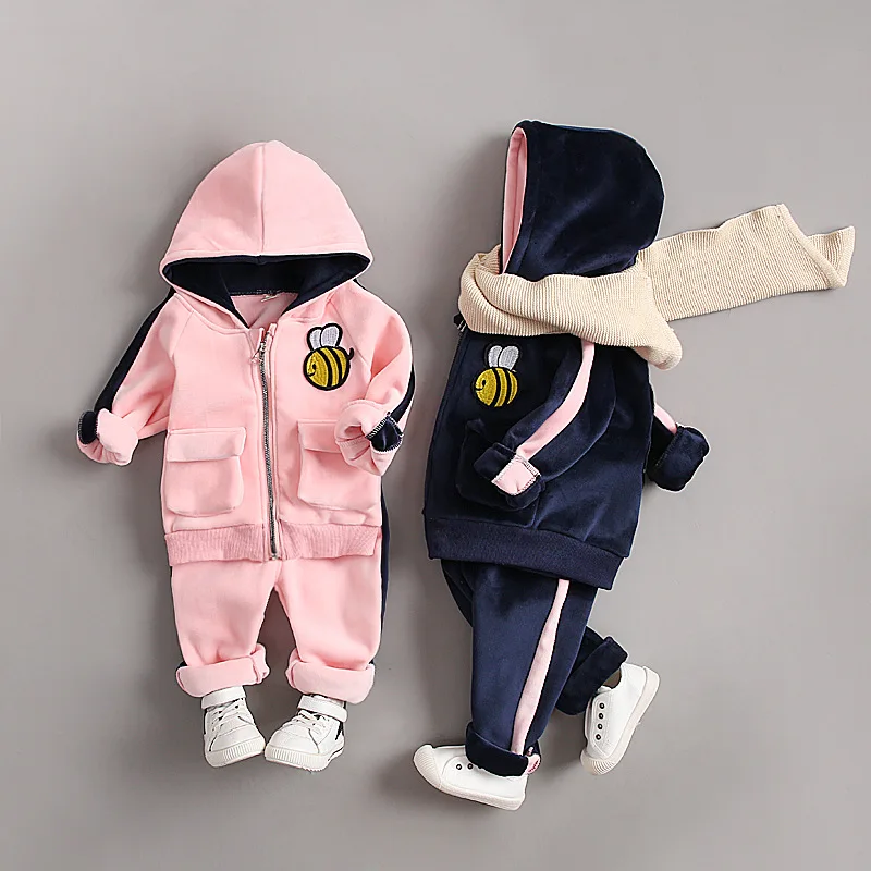 Baby Clothing Sets Child Clothes For Girls Tracksuit Hoody Set Kids Sports Suit Outfits 4 Years Autumn 2 Pieces Toddler Outwear | Детская