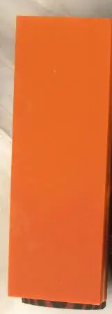 

4 sizOrange color Knife handle wood Glass fibre G10 2piece/lot Handmade wood material Shank material