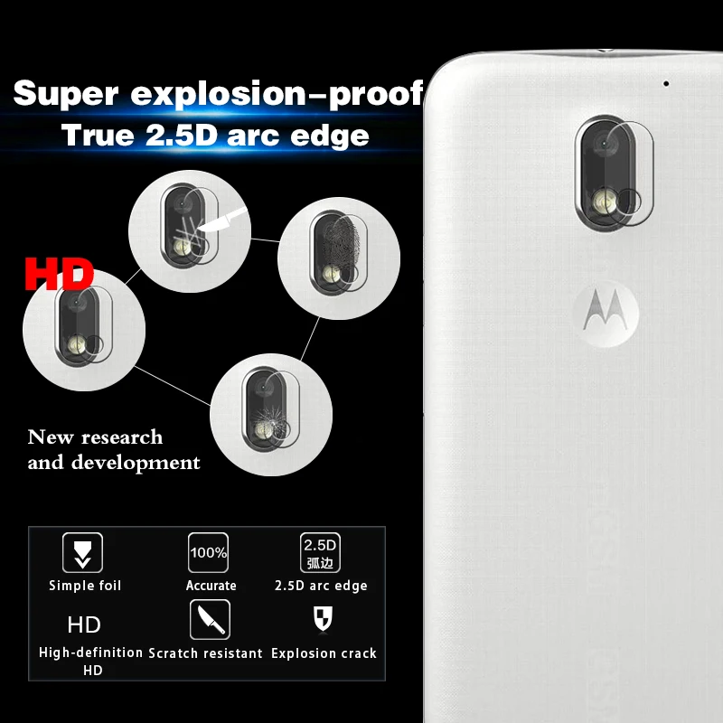 Ультра тонкий задняя крышка объектива камеры плёнка из закалённого стекла для