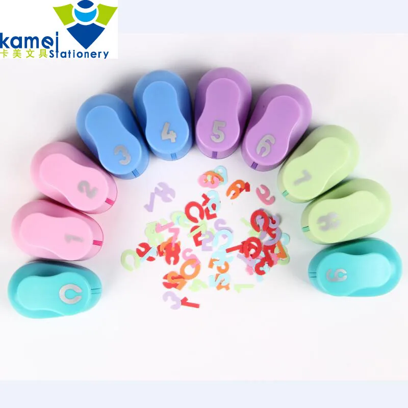 1 шт. инструмент для скрапбукинга с арабскими цифрами 5 см мини Бумажный дырокол