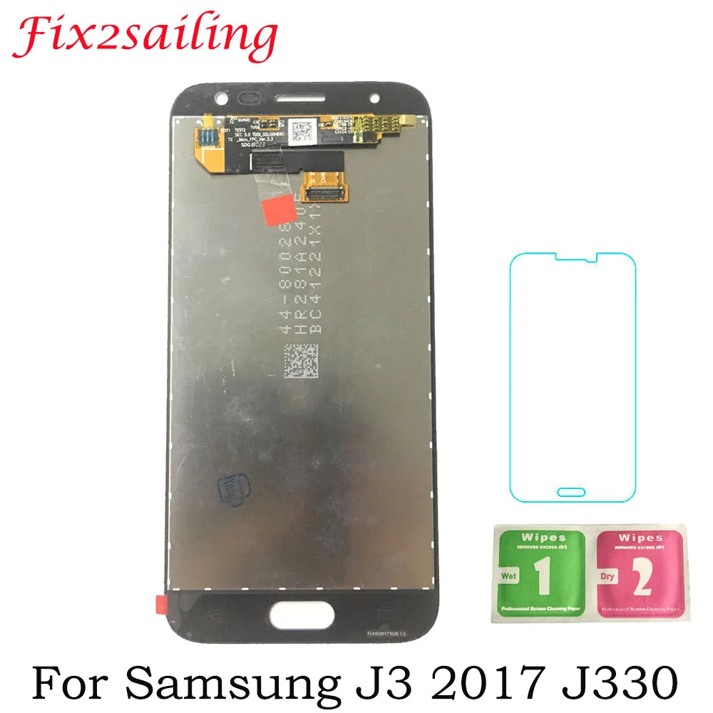 Активно-матричные осид новый ЖК-дисплей S для Samsung Galaxy J3 2017 J330 Pro J330F J330G Дисплей +