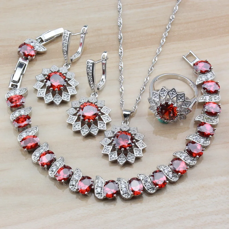 4 шт. набор ювелирных украшений для женщин