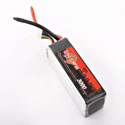 1 шт. дикая Скорпион RC Lipo батарея 22 2 V 3000mAh 60C литий-полимерная для