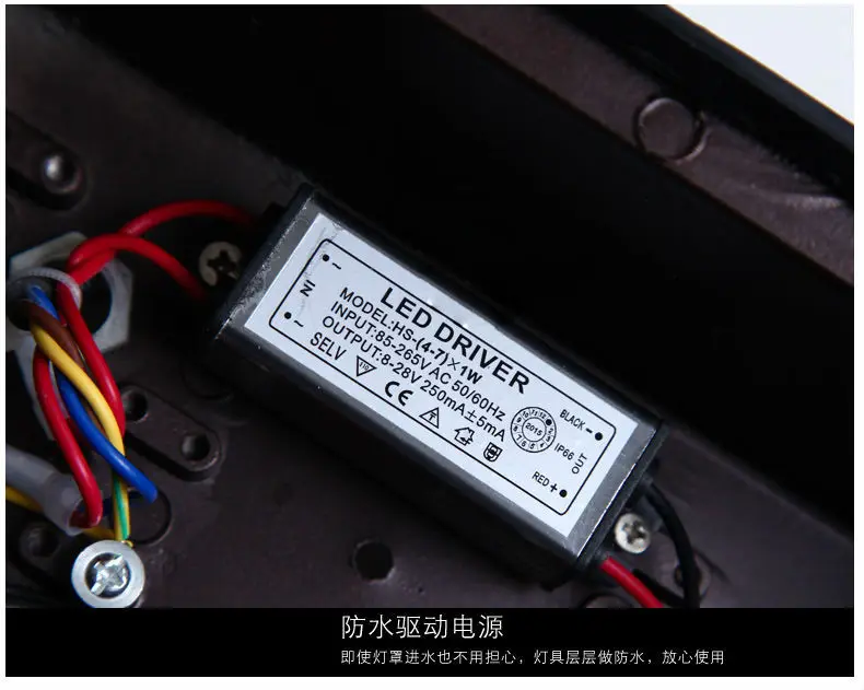 Светодиодный встраиваемый настенный светильник на открытом воздухе