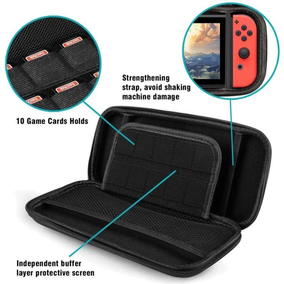 Чехол с жестким корпусом для Nintendo NAND Switch водонепроницаемая сумка из ЭВА хранения