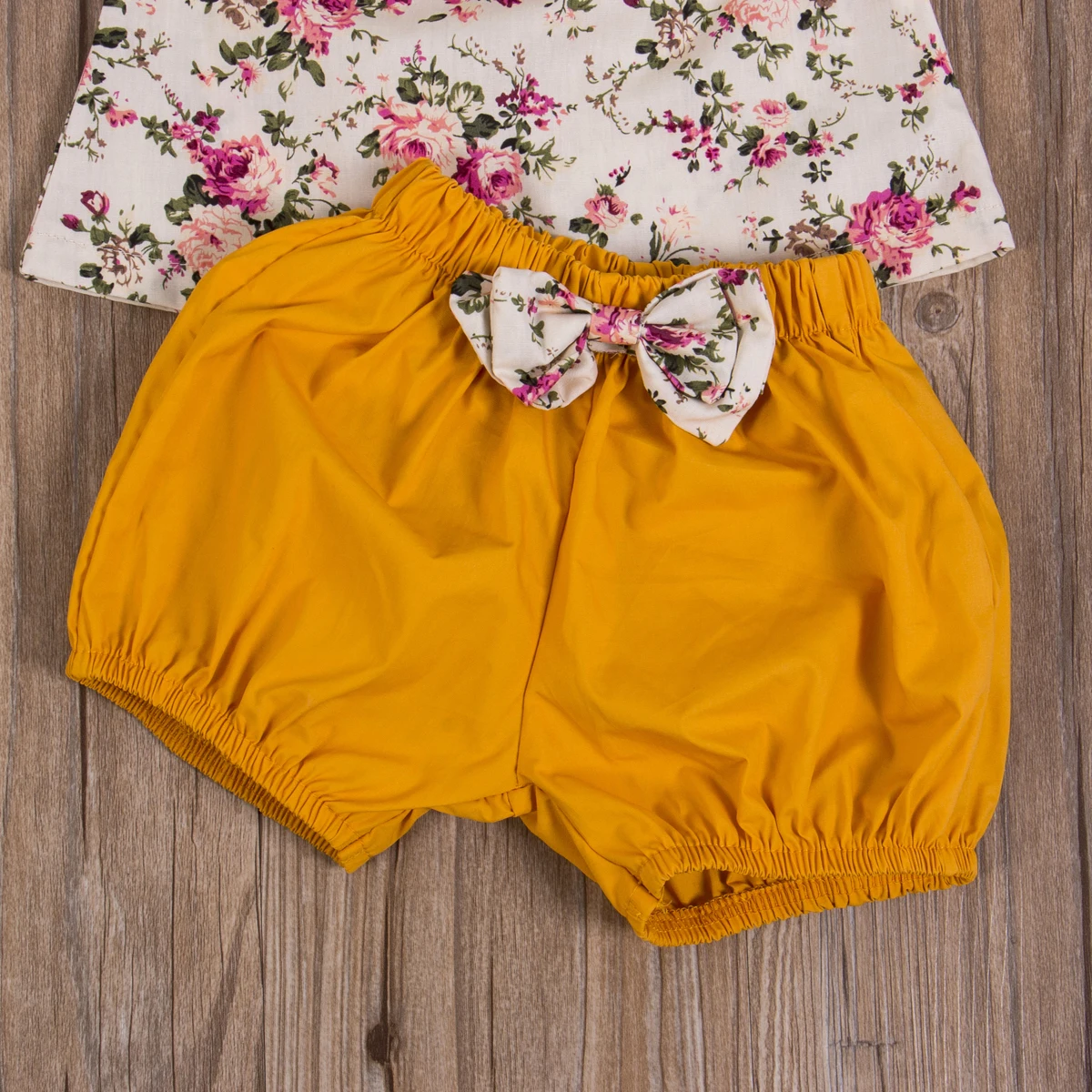 2 шт./комплект футболка и шорты для девочек | Мать ребенок