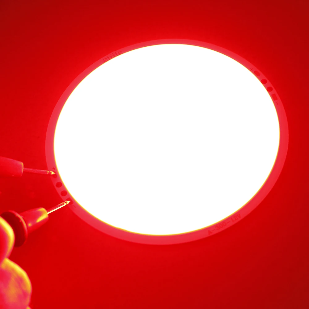 50 Вт COB LED ультра яркий Теплый чистый белый синий/красный круглый светодиод лампа