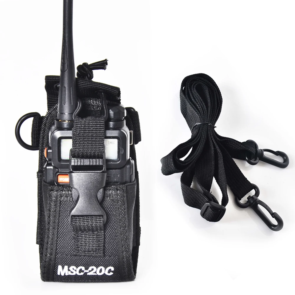Новая сумка кобура чехол для рации BAOFENG Yaesu Icom Motorola Wouxun Puxing с радио рации|pouch belt bag|bag
