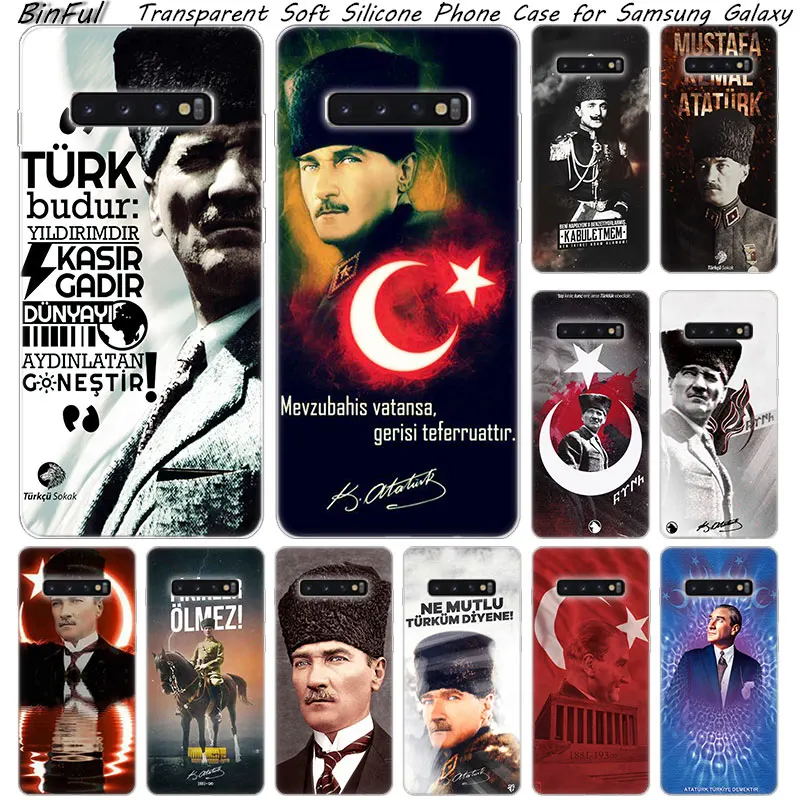 Горячий мягкий силиконовый чехол Fenerbahce Mustafa Kemal Ataturk для Samsung Galaxy S10 S9 S8 Plus S7 Edge A6 A8 A7