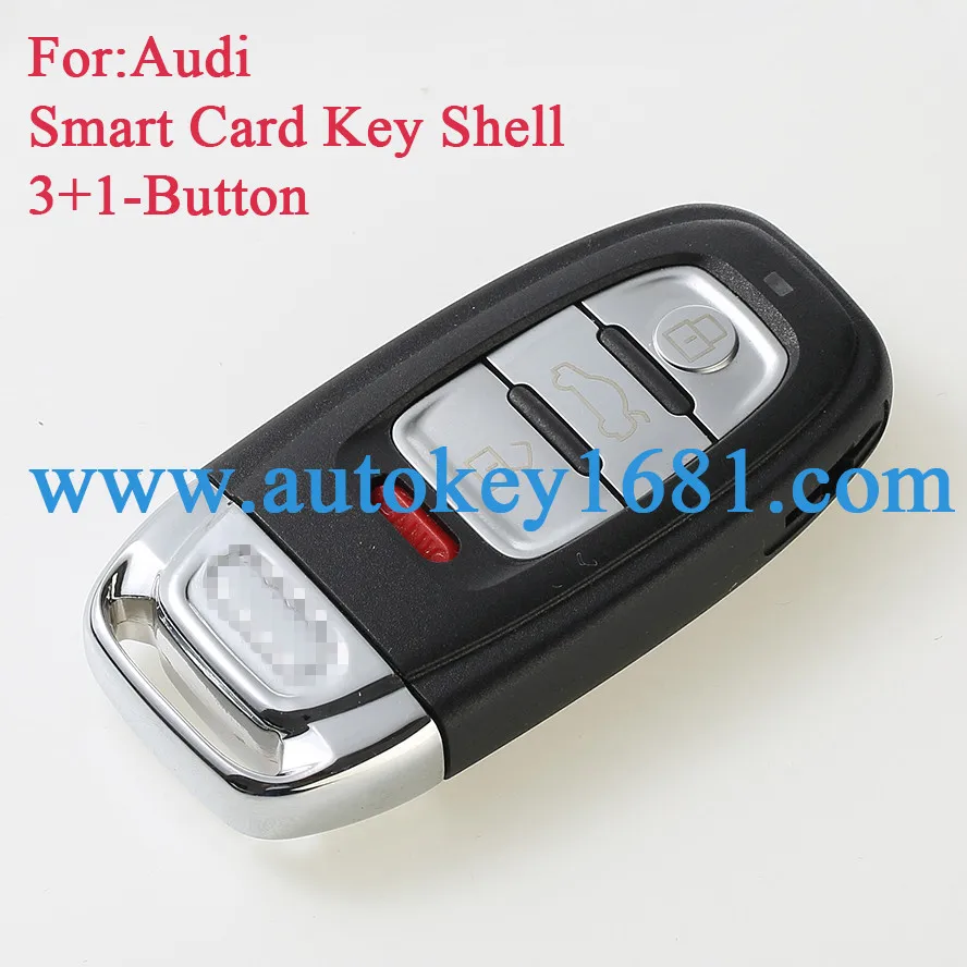 3 + 1 кнопка умный пульт дистанционного ключа оболочка замена для Audi A4L A6L A5 Q5