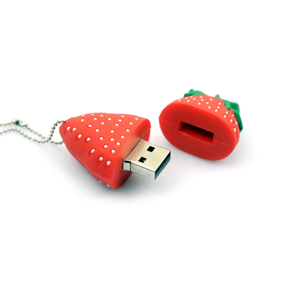 Фруктовая еда U диск накопитель 8 ГБ, USB флэш-накопитель 4 ГБ 8 ГБ 16 ГБ 32 ГБ 64 ГБ флеш-накопитель, бананы, морковь, ананас