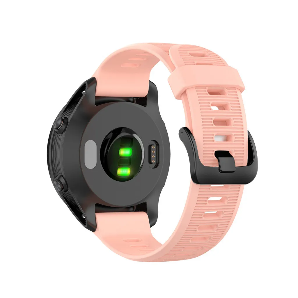 Сменный силиконовый ремешок на запястье для Garmin Forerunner 945/935/Fenix 5/Plus, светильник различных цветов, гибкий, модный