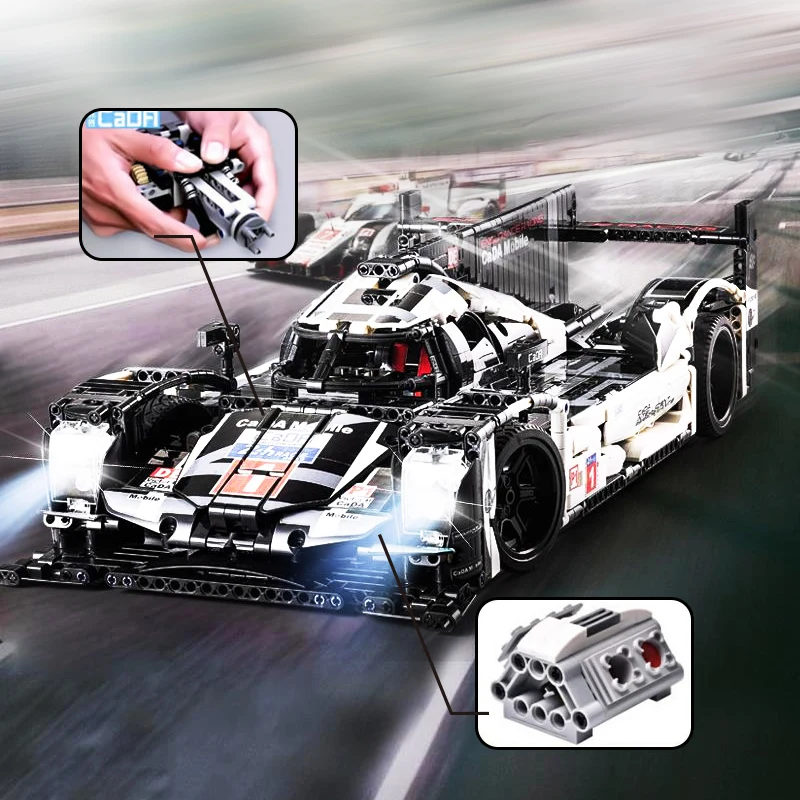 CADA Mobile 1586 шт. Супер спортивный автомобиль скорость чемпионов город MOC Creator Technic строительные блоки кирпичи игрушки для детей