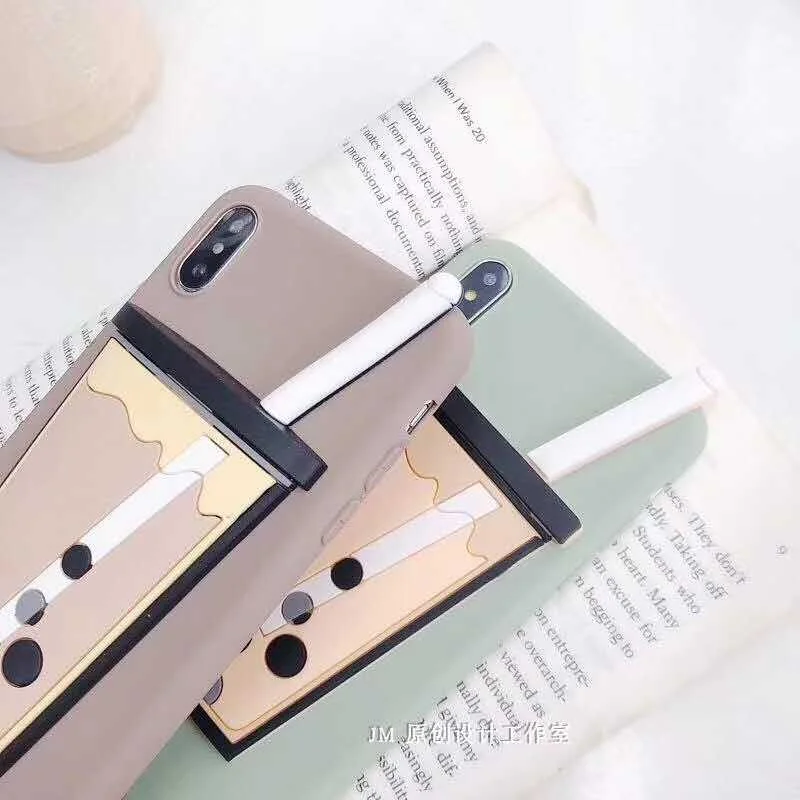 Корейский 3D чехол для телефона с пузырьками чая iPhone XS MAX XR чехлы Матовая Мягкая
