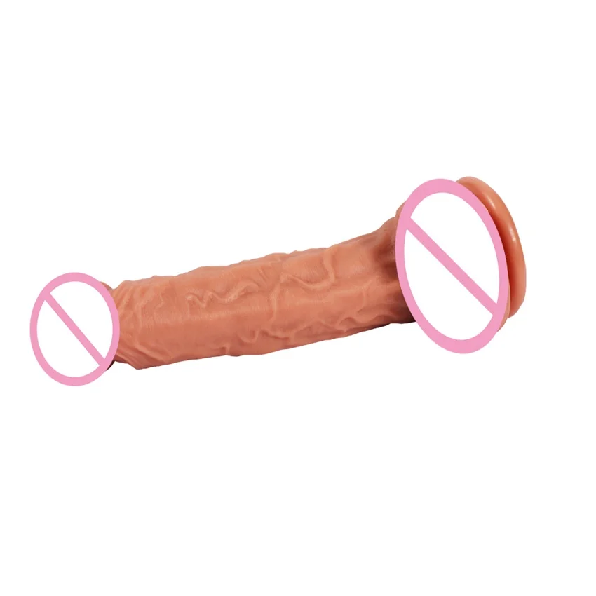 Двухслойный длинный большой толстый фаллоимитатор MLSice для женщин реалистичный