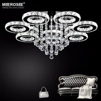 new design crystal ceiling light diamond led crystal lamp for dining living room ring circle lustres lamparas de techo home